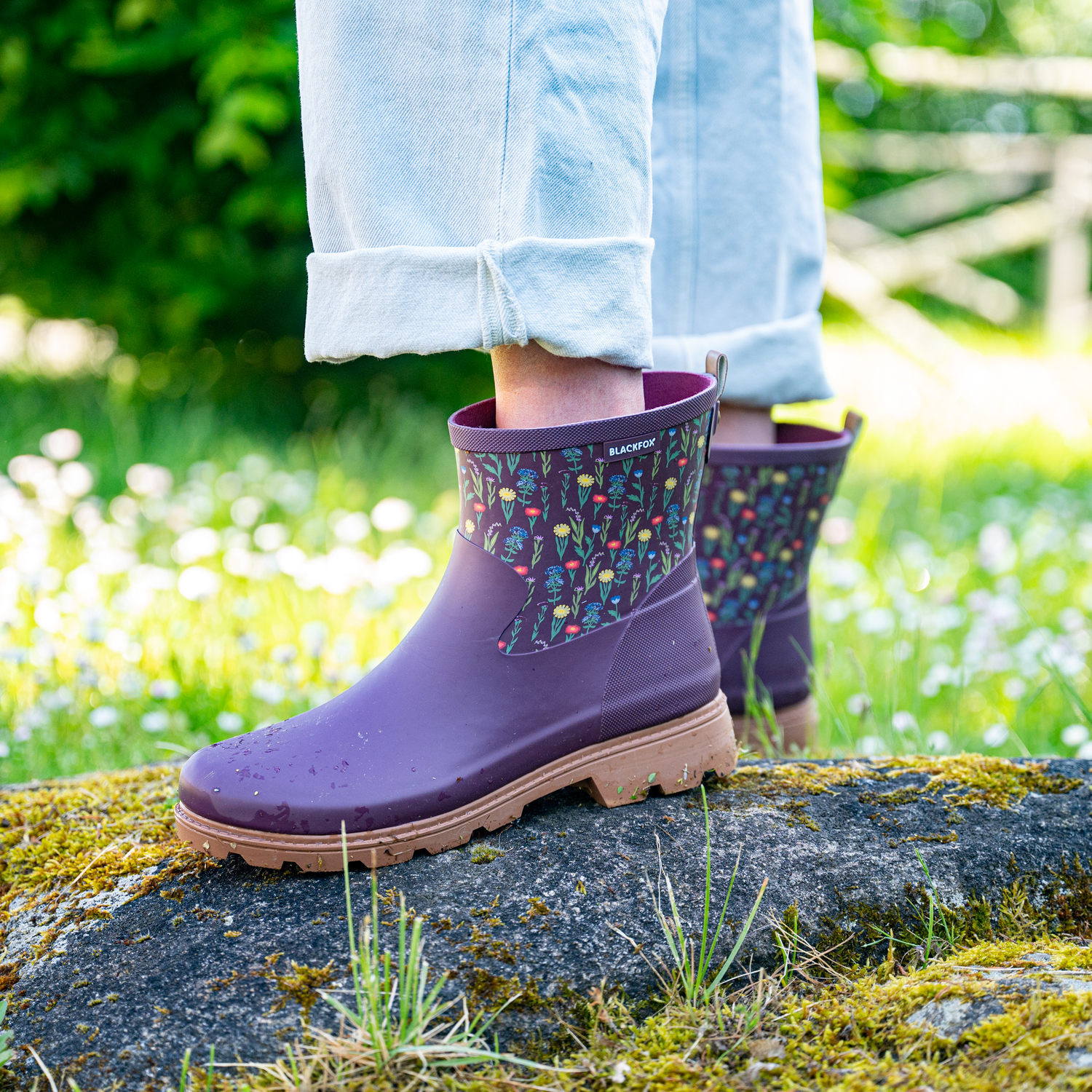 Judy Natural Rubber Ankle Boots – Retro Spirit for the Garden